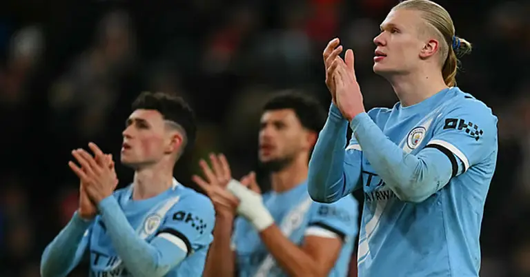 ম্যান সিটির ফুটবলাররা